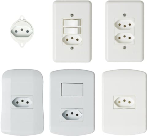 CONJUNTO DE TOMADA E INTERRUPTORES – ISABEL BLOCOS