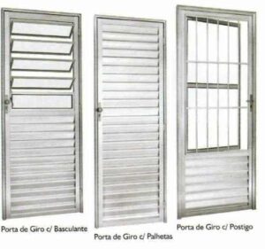 PORTA ALUMINIO | ISABEL BLOCOS